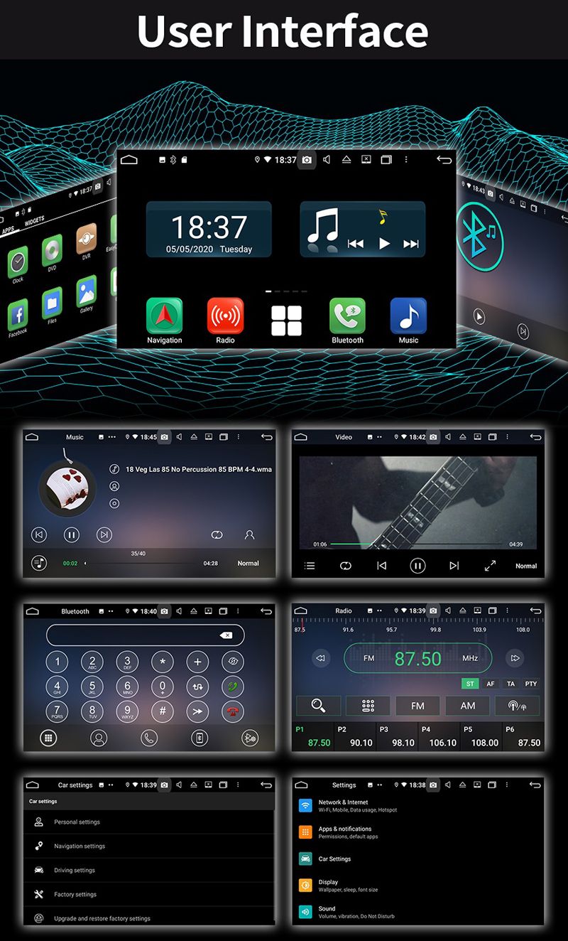 multimedia playerfor Suzuki Jimny UI