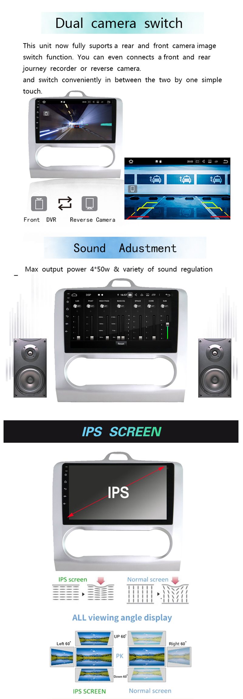 Full Touch Screen Auto Stereo Player 3
