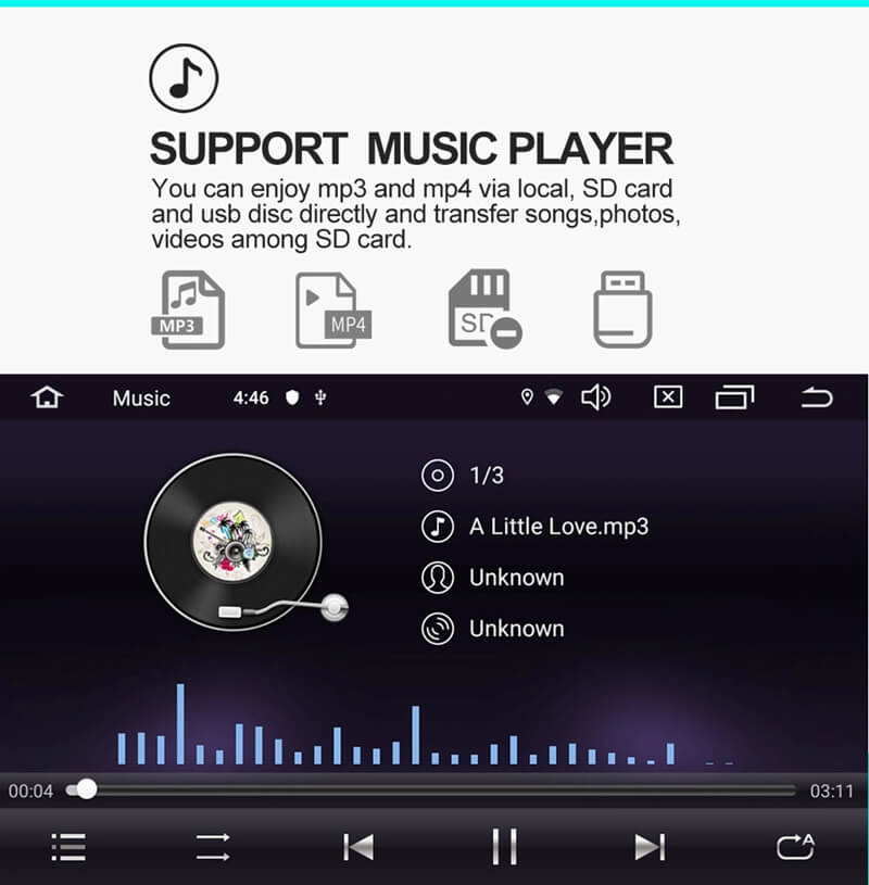 KD-1993 9 inch PX5 Android Car Radio 15