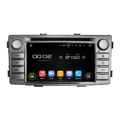 KD-6202 KLYDE Android 10.0 Car Video Player with GPS DSP for Hilux 2014