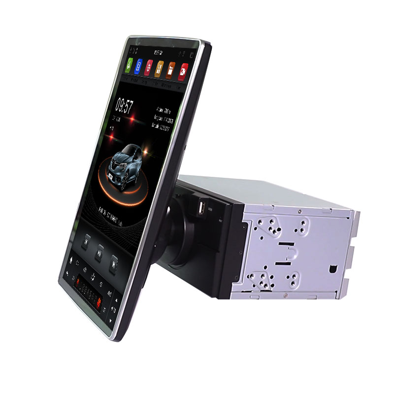 KD-12501 KLYDE 2din android car radio player with gps 100 angle rotation screen