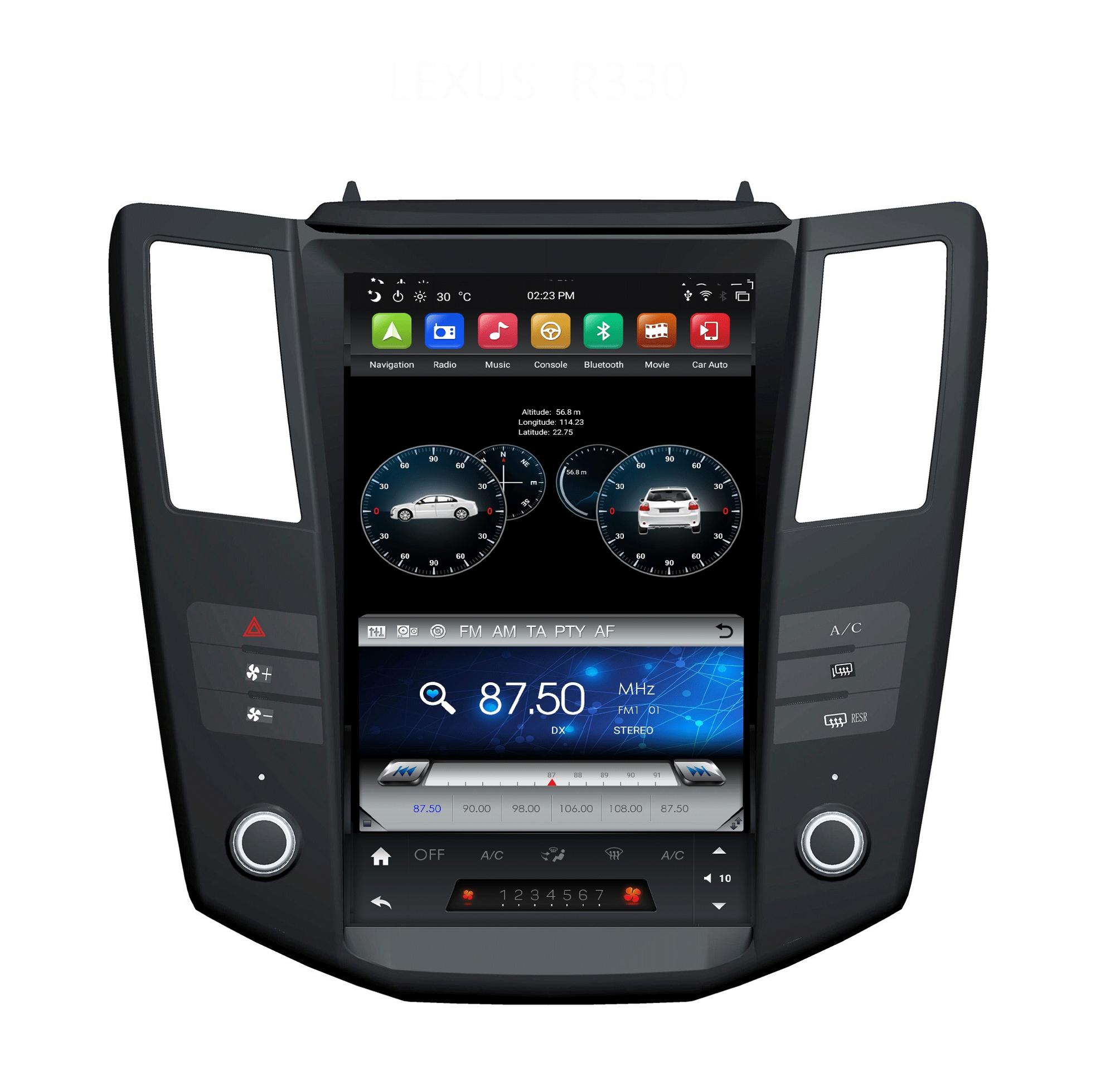 KD-12118 Android System Car Radio Player for RX300/RX330 RX350 Auto Electronics