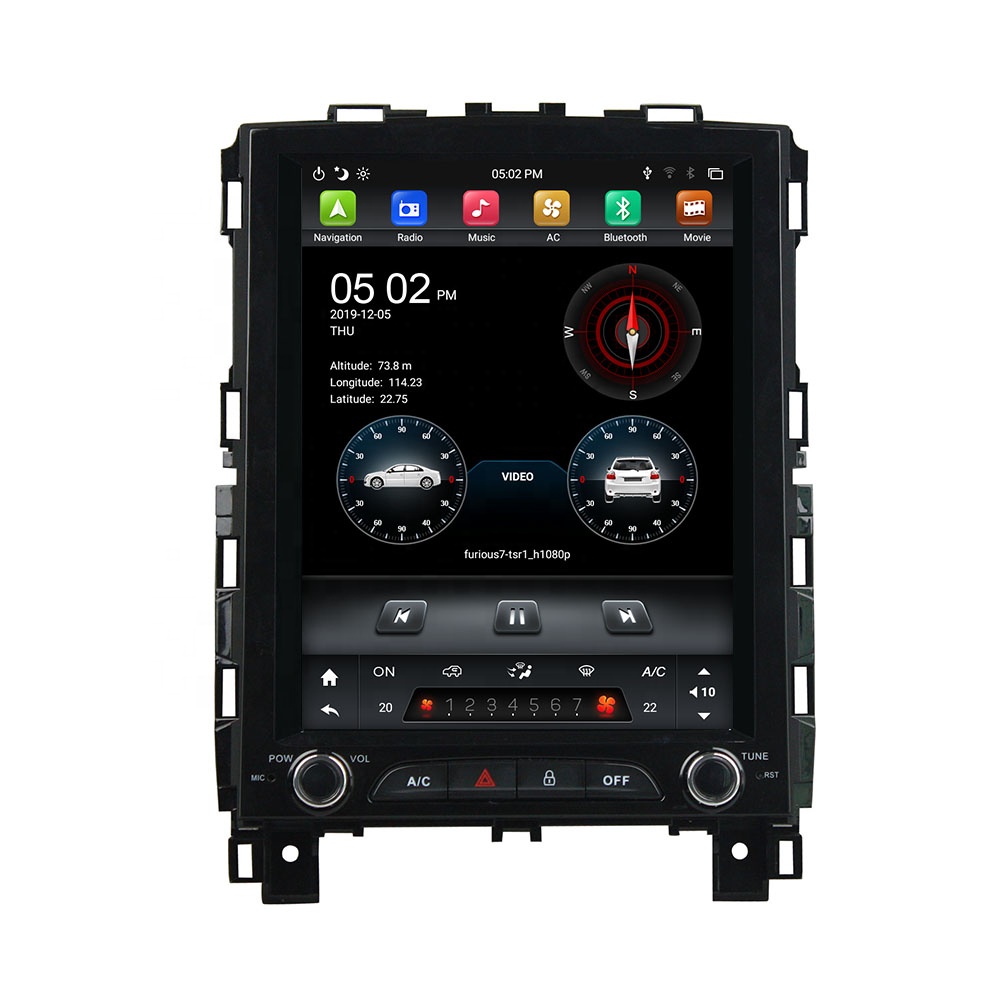 KD-10419 KLYDE android car audio vertical car multimedia DSP player for Megane4