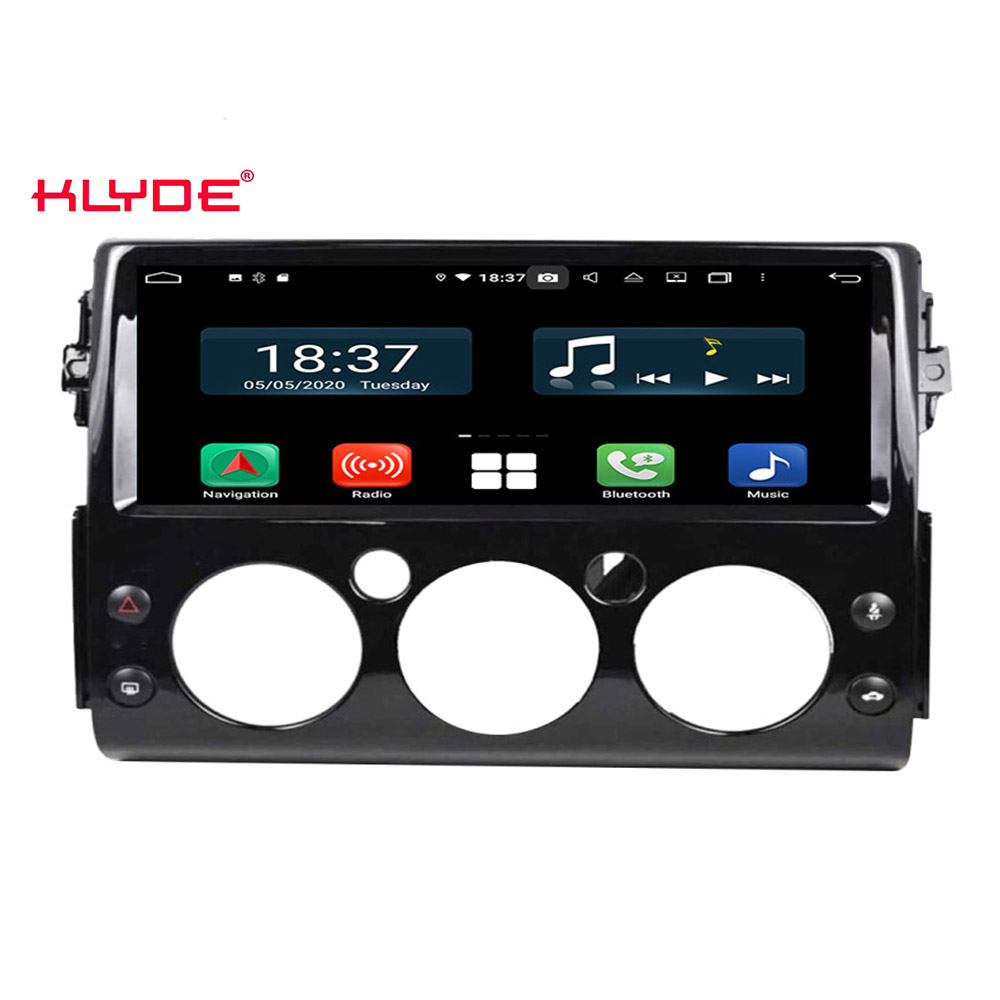 KD-1244 KLYDE android 10 car auto radio for FJ cruiser 2017 navigation system