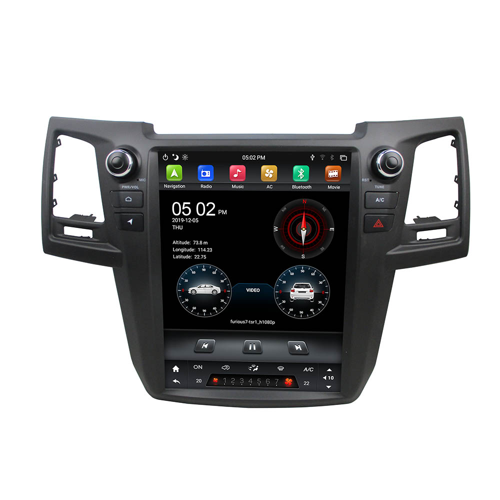 KD-12104 KLYDE Tesla Car Audio Stereo Car Radio GPS Navigation for Fortuner