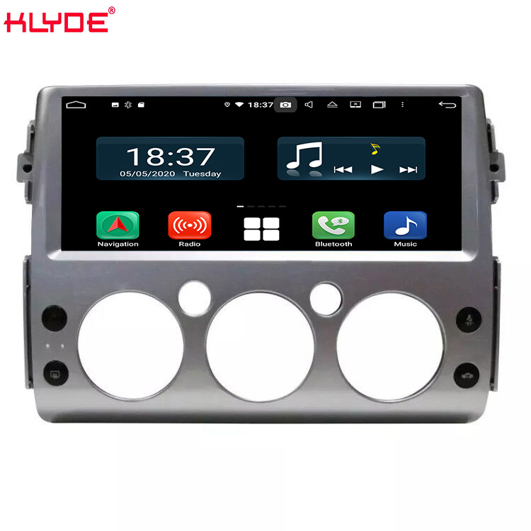 KD-1244 KLYDE android 10 car auto radio for FJ cruiser 2017 navigation system