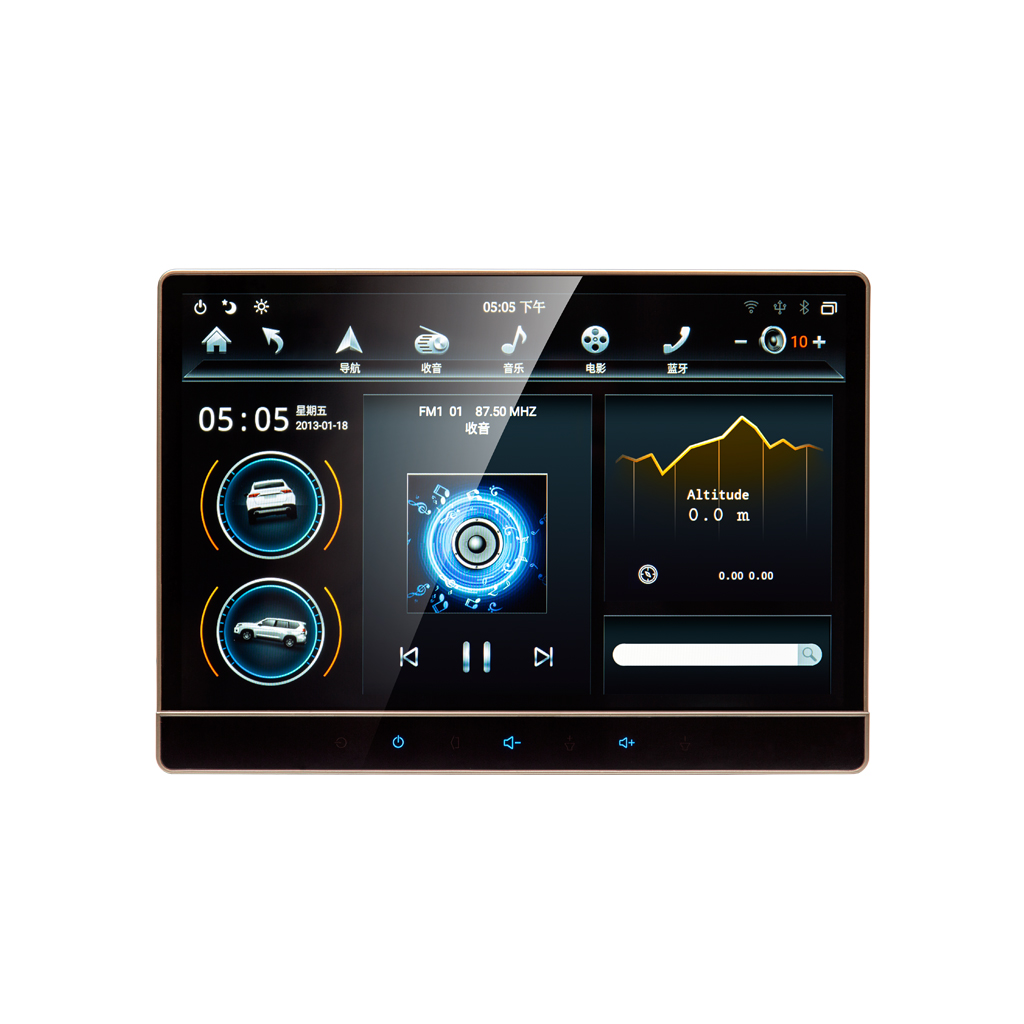 KD-8586A Klyde Tesla style universal with android system Car multimedia system