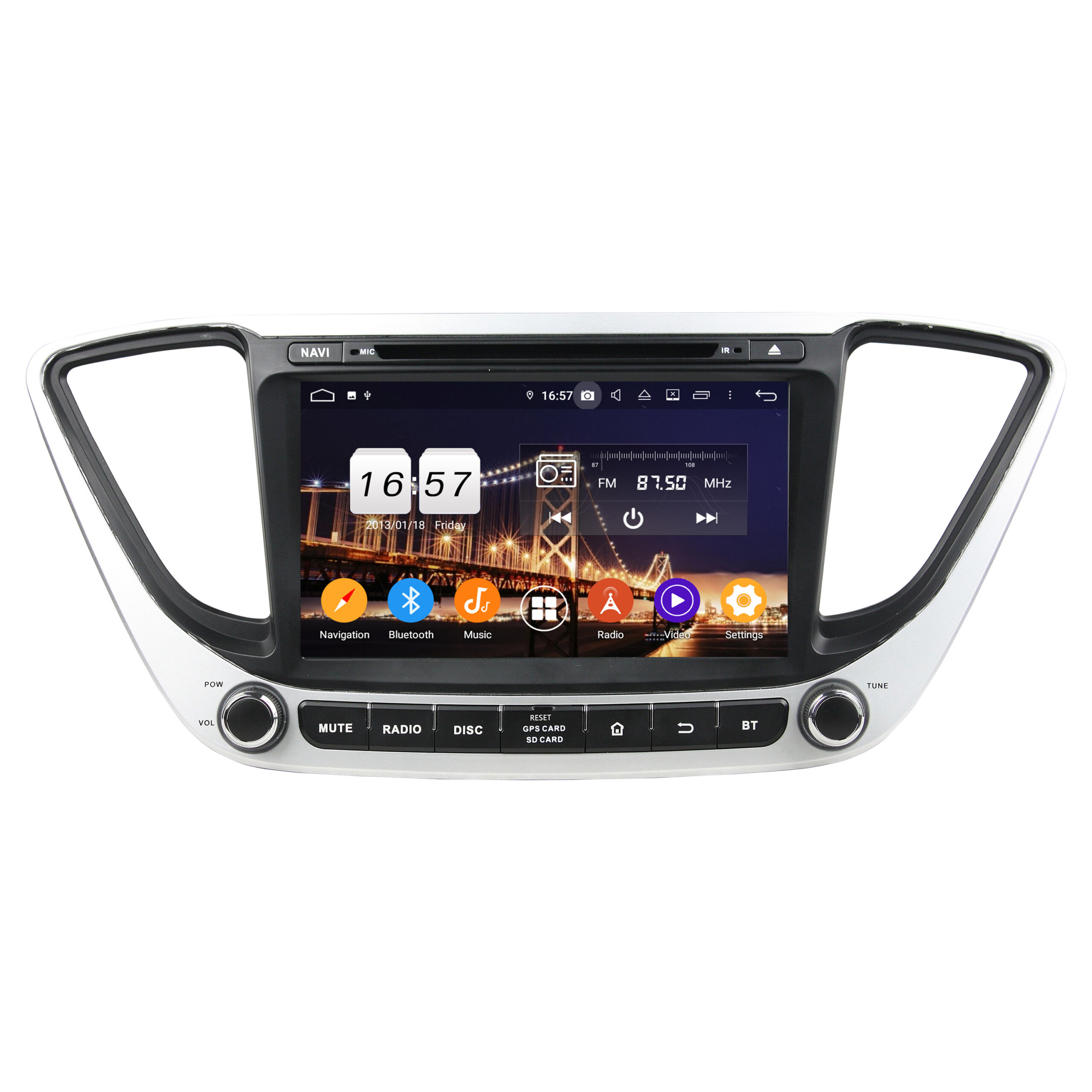 KD-8211 Car multimedia stereo for hyundai OEM android Auto radio