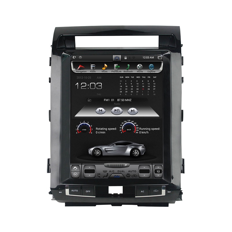 KD-12102 tesla radio screen car stereo for Land Cruiser 2007-2015