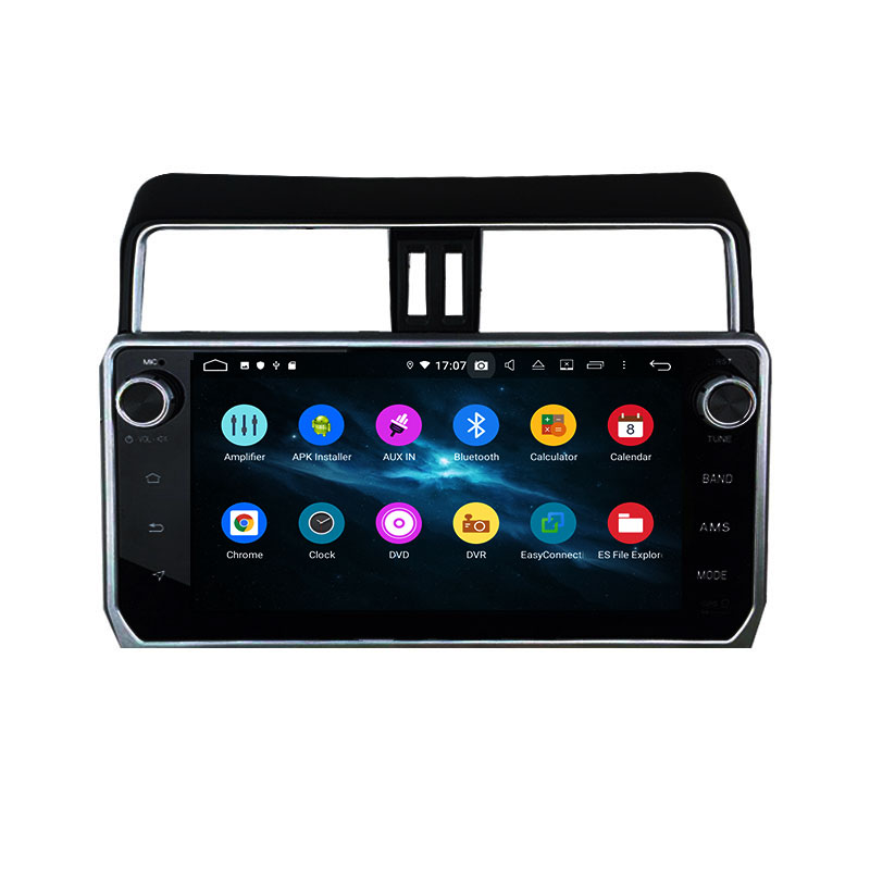 KD-1007 car multimedia player car radio for Prado 2017-2019