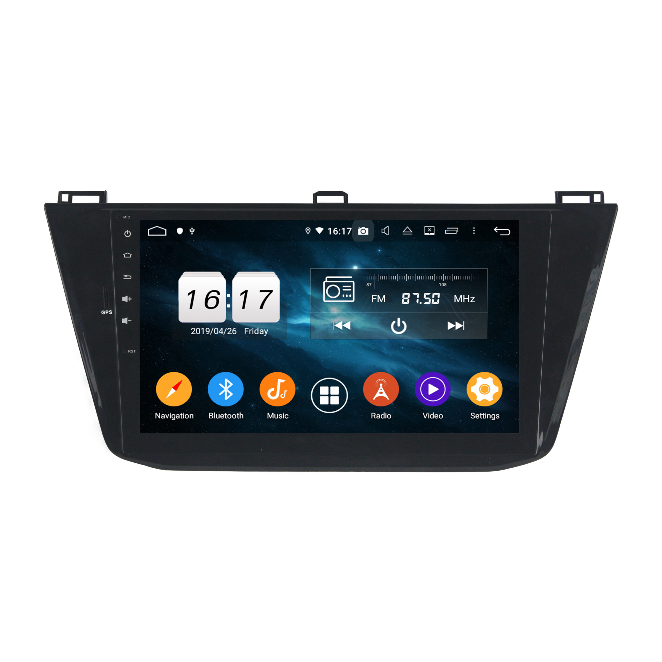 KD-1022 android audio for cars dvd player for VW Tiguan 2016-2018