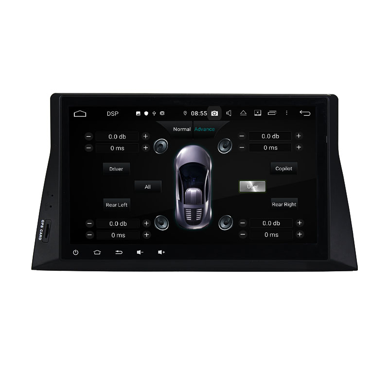 KD-1059 Car Navigation powered subwoofer audio for Accord 8