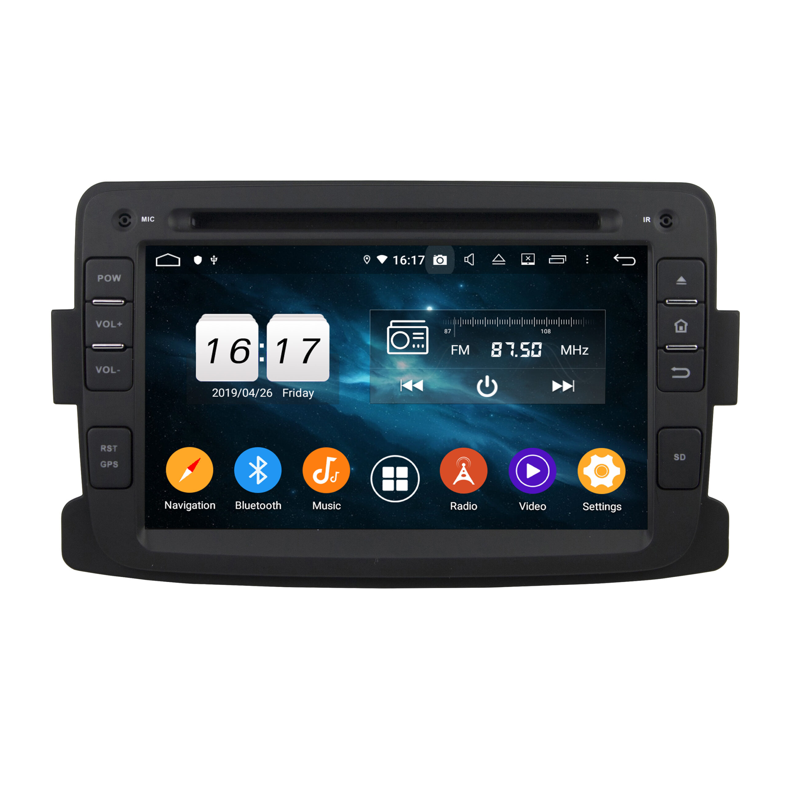 KD-7083 KLYDE Android DVD Multimedia Player for Renault Duster 2011-2017