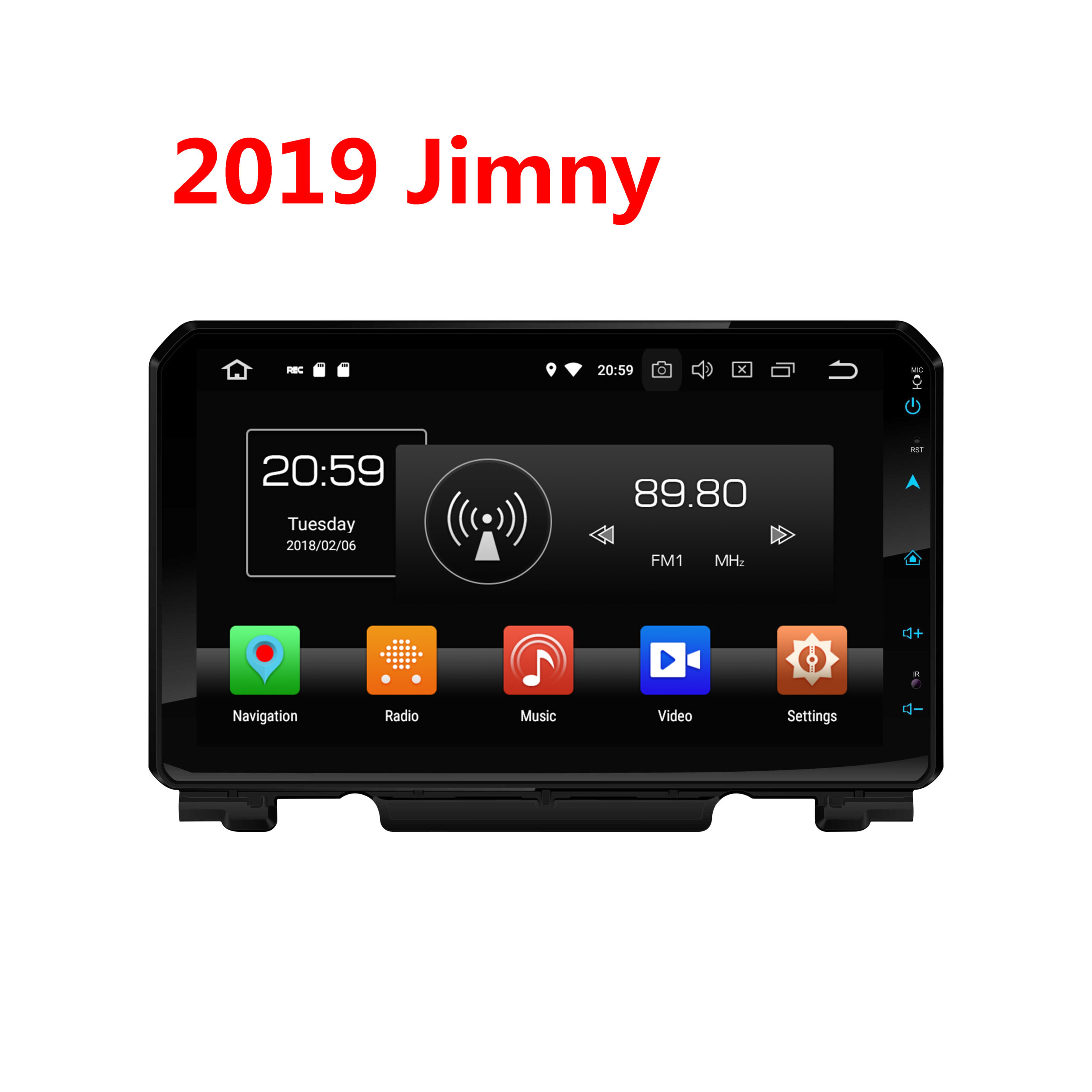 KD-1122  car radio car multimedia playerfor Suzuki Jimny 2019-2020