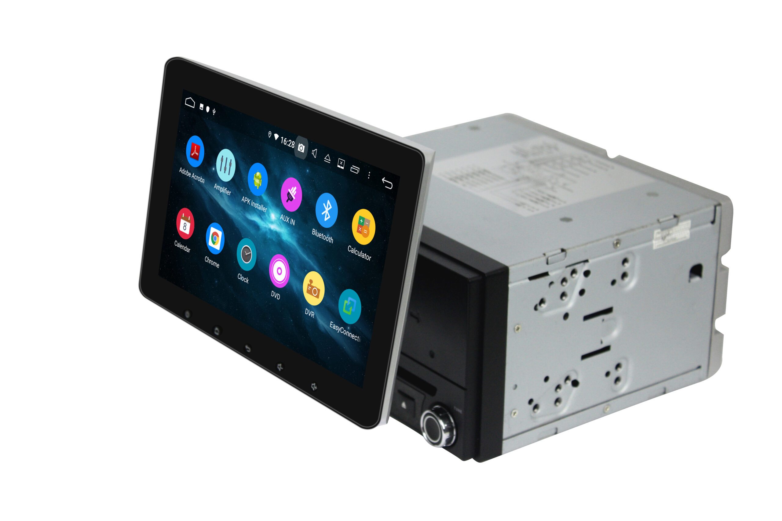 A great addition: Car radio player with 100 angle rotating screen
