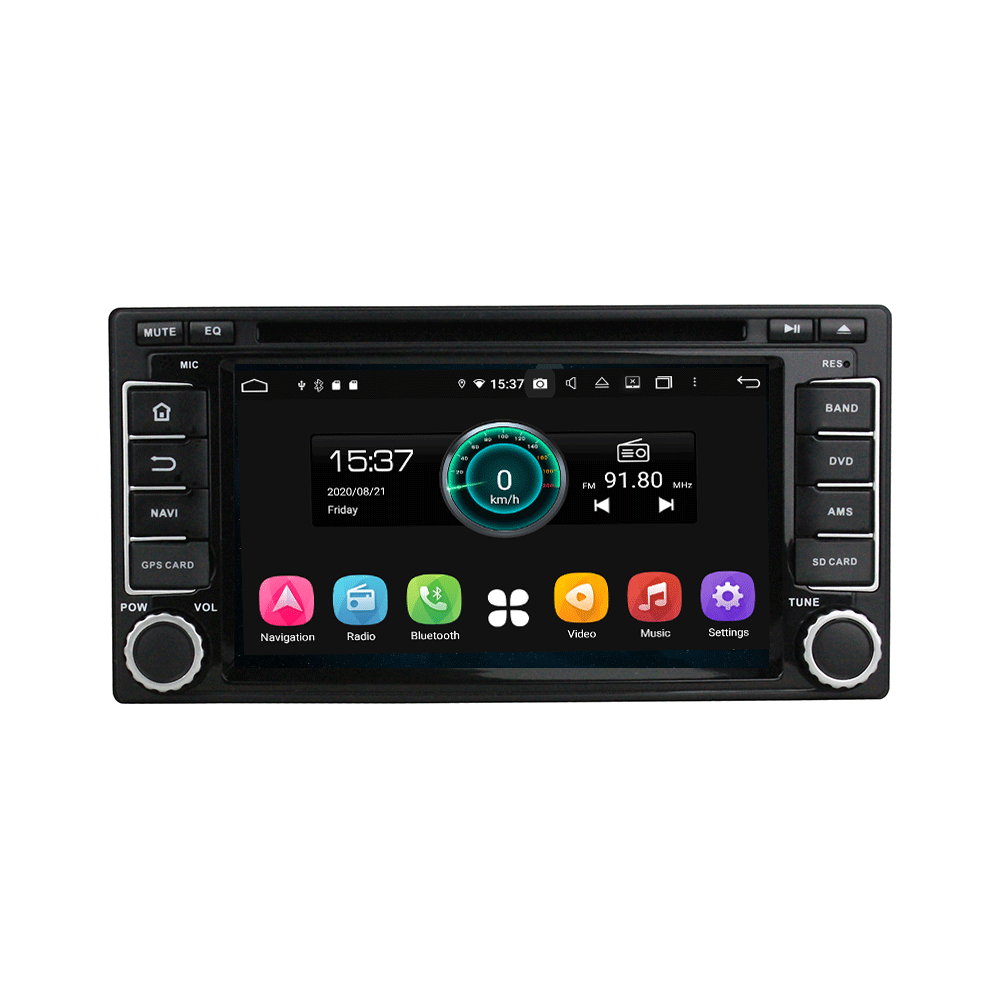 KD-6232 KLYDE powered subwoofer car audio auto stereo player for Forester/Impreza