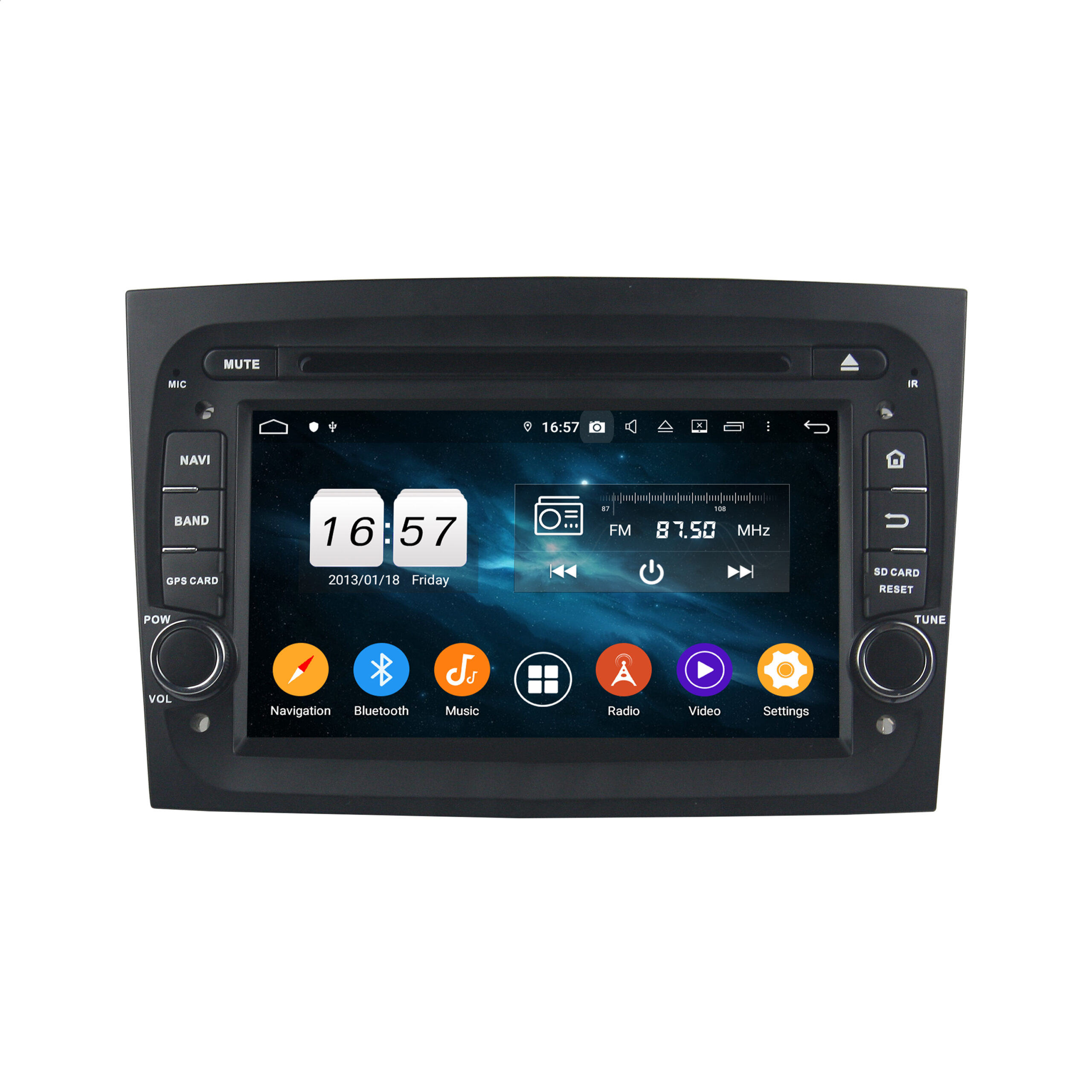 KD-7068 Car Stereo Android System Player OEM Car Radio for Doblo 2015-2018