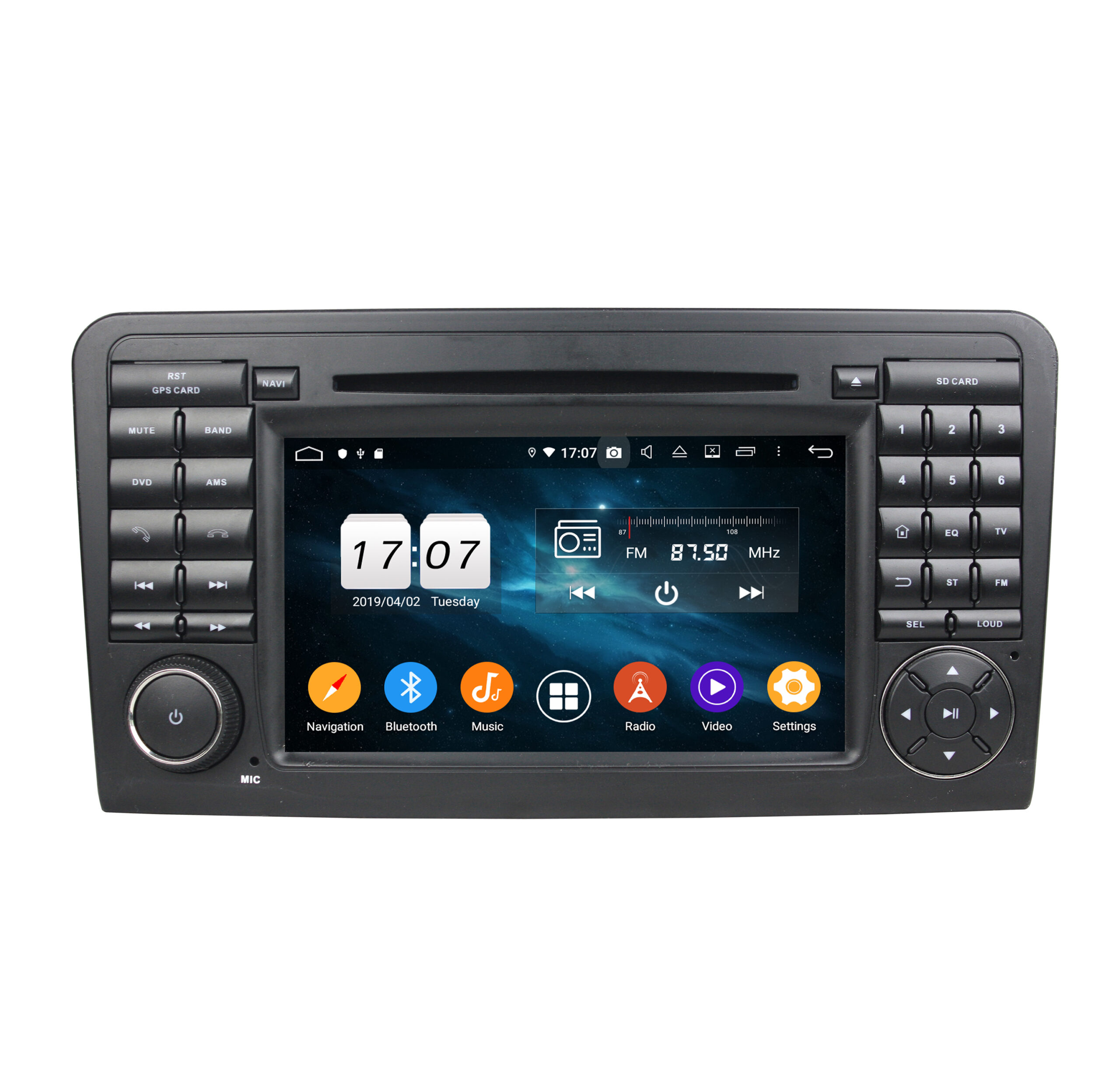 KD-7219  car video android screen for Benz ML-Class