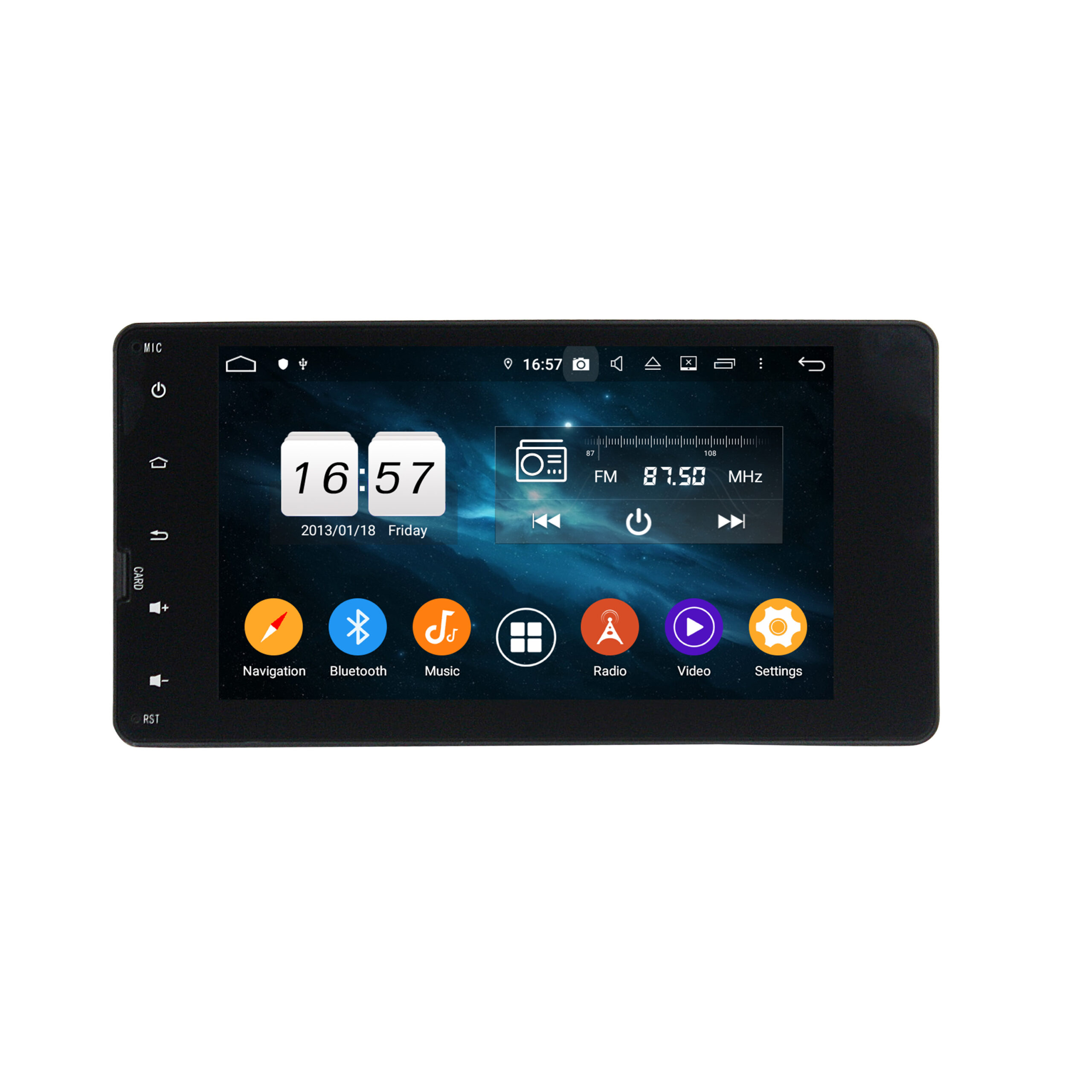 KD-7508 Car Multimedia stereo Car Video Player with GPS for Mitsubishi Outlander