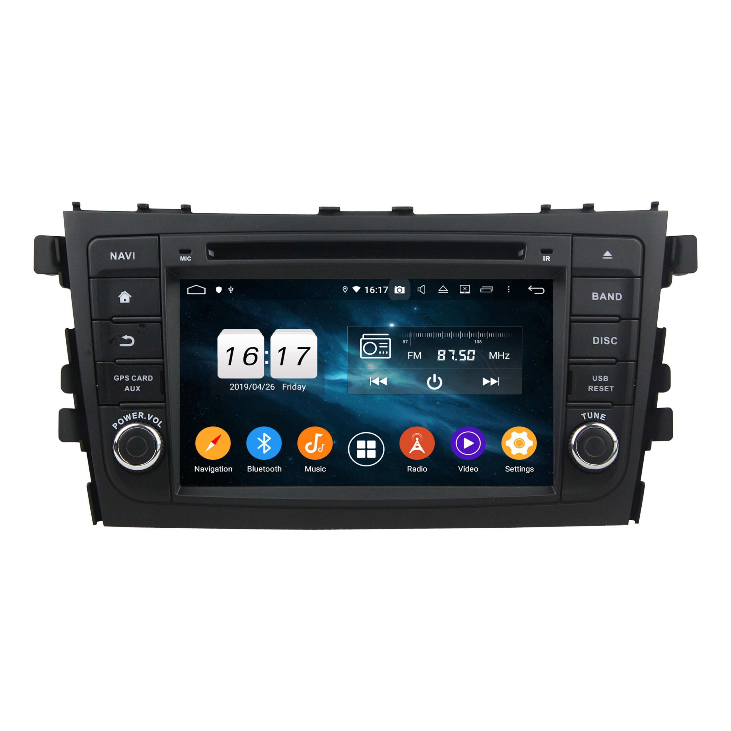 KD-7602 android OEM car stereo Chinese multimedia video car navigation for Suzuki