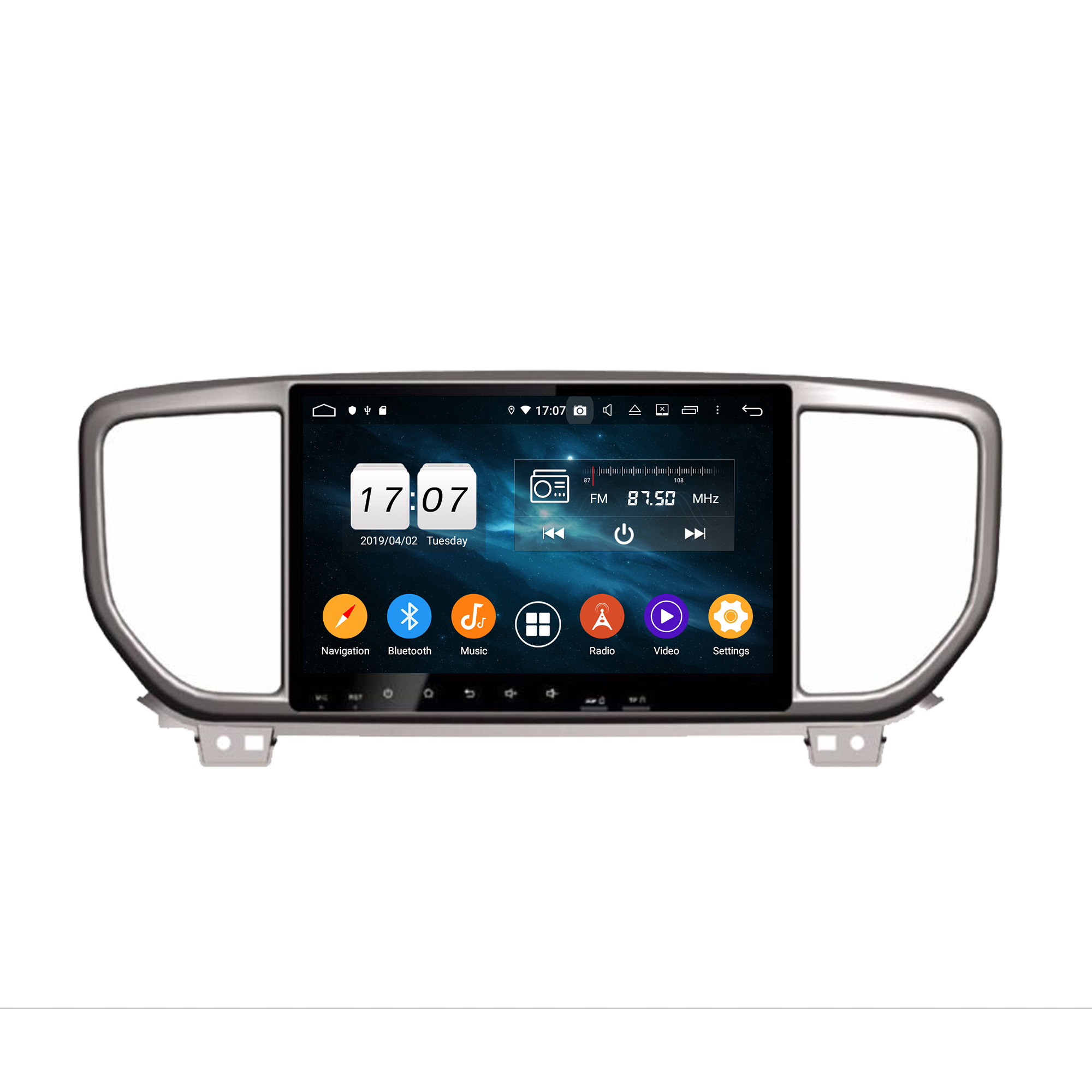 KD-9403 chinese android car stereo player for KIA Sportage 2018-2019