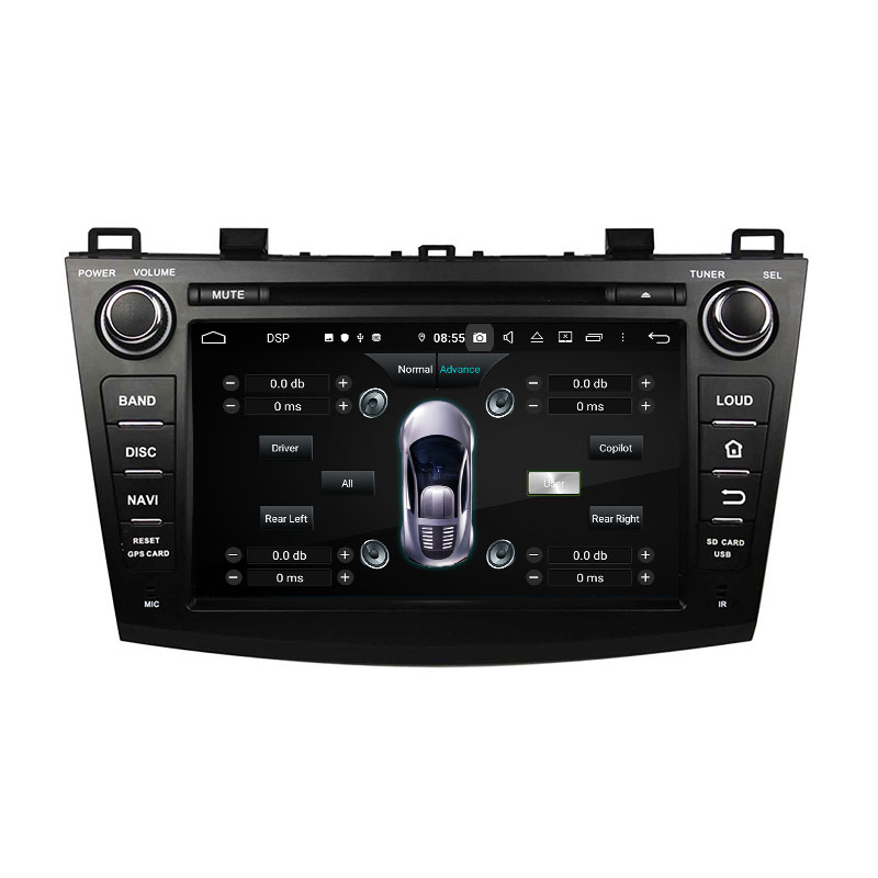 KD-8003 cheap bluetooth car stereo for Mazda auto multimedia navigation