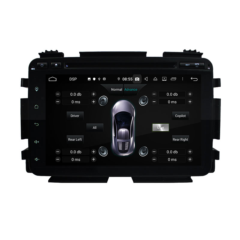 KD-8074 KLYDE Car Stereo Car Vedio Player with GPS DSP DVD for HRV/VEZEL