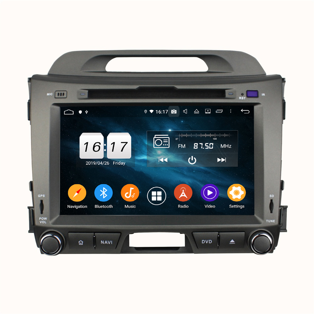 KD-8103 android touch screen car stereo multimedia player with Carplay for Sportage