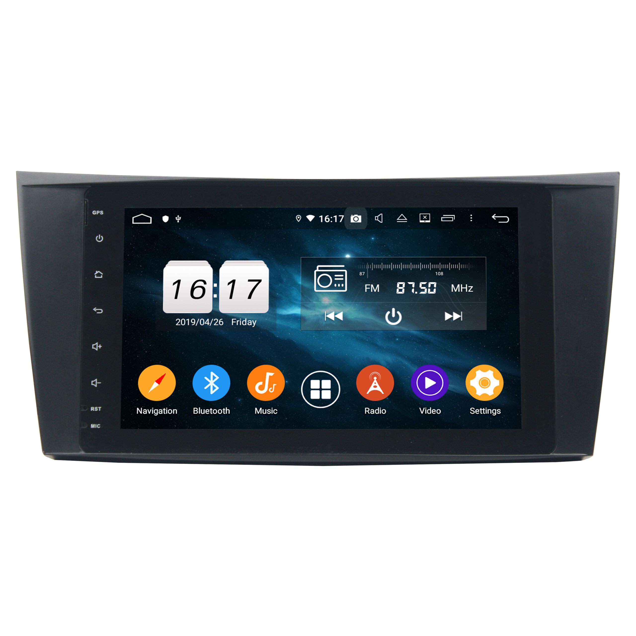 KD-8227 Stereo receiver touch screen car video for Benz CLS/E-Class