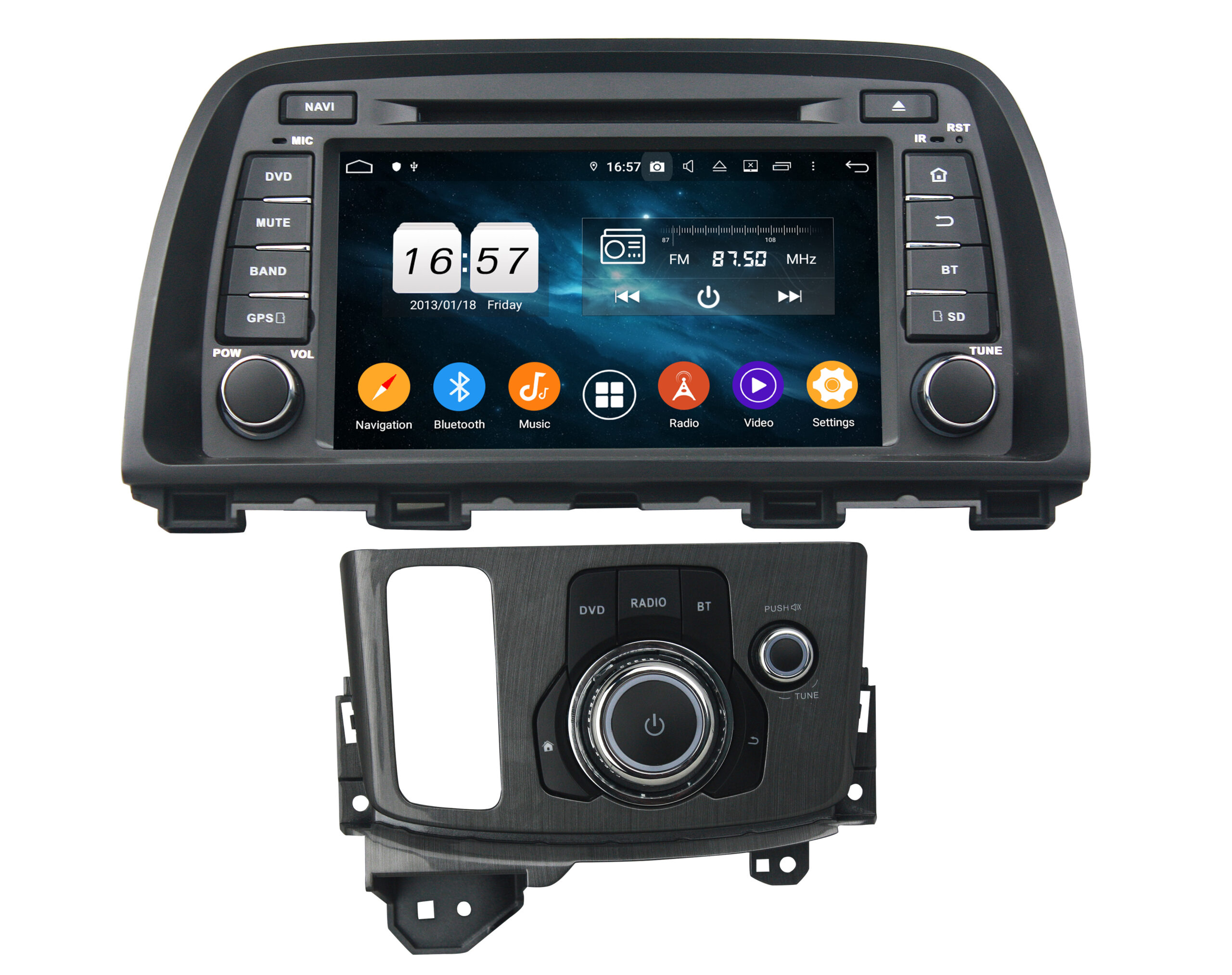 KD-8236 android car radio dvd player for Mazda CX-5 2013-2014  auto multimedia navigation