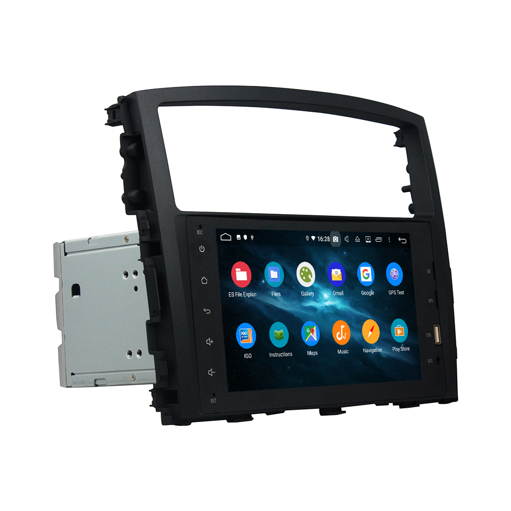 KD-8238 Android Car stereo Powered Subwoofer Car Audio Player for Mitsubishi PAJERO 2006-2012