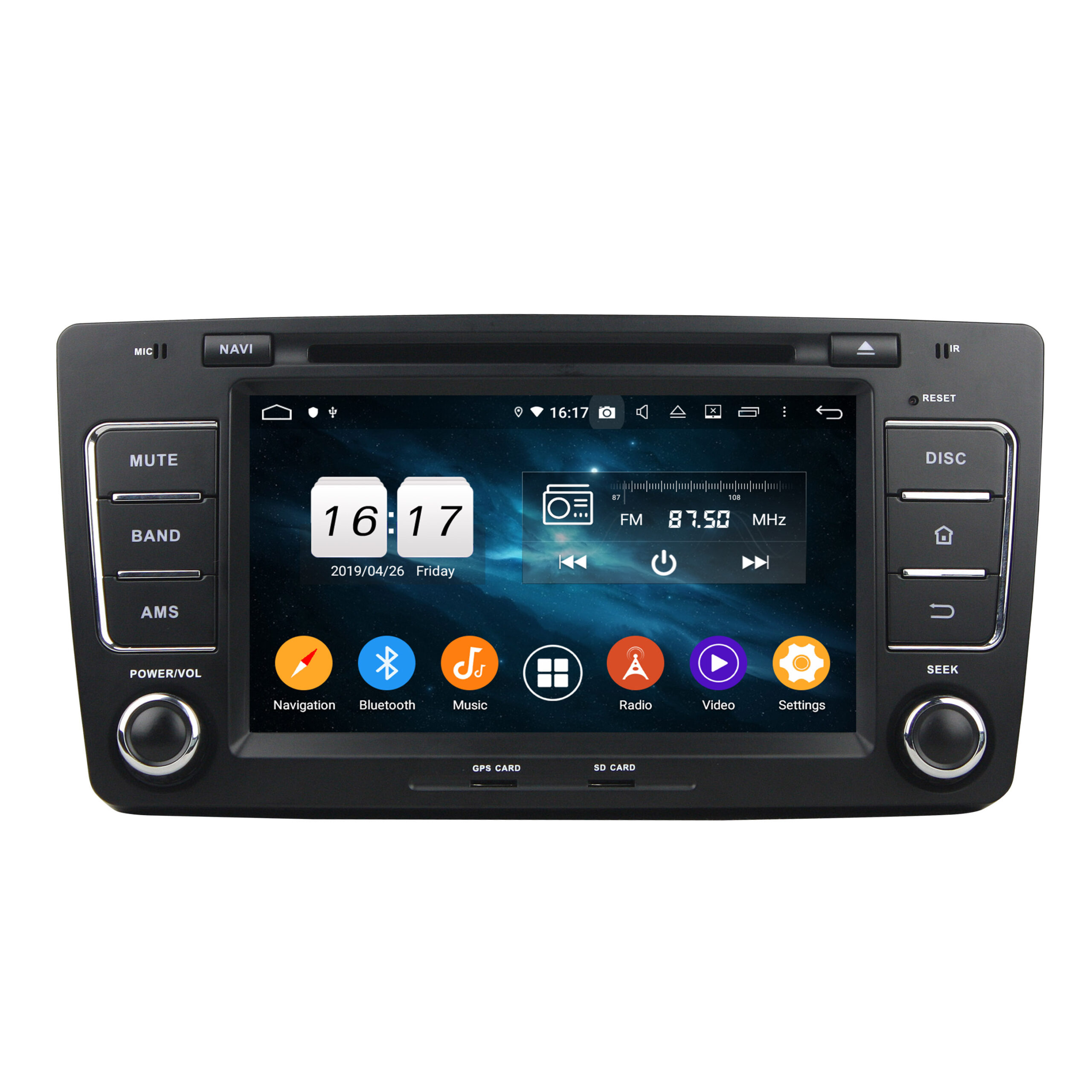 KD-8307 Car Stereo Car Navigation Player for Skoda Octavia 2009-2012