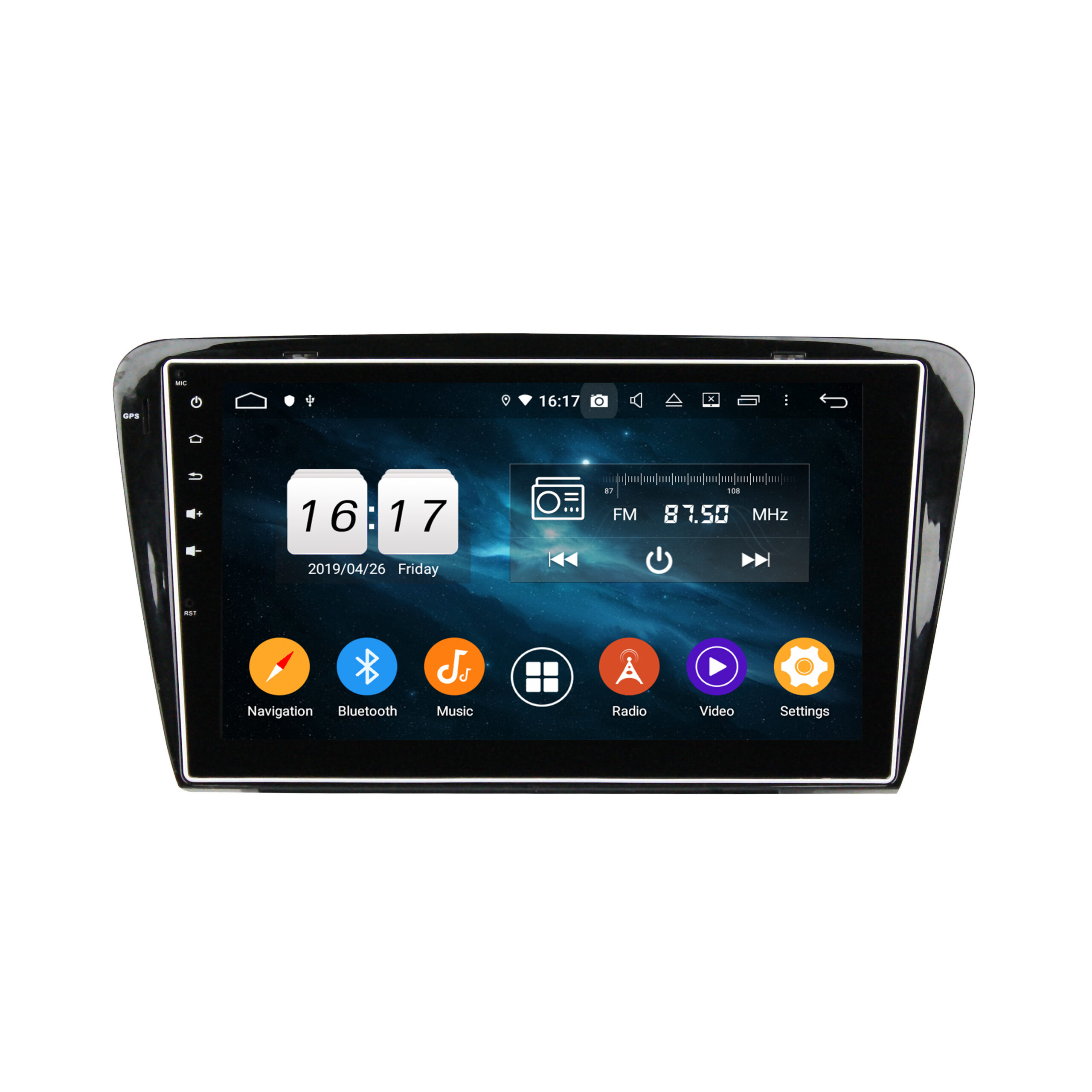 KD-1025 chinese android car stereo car radio Player for Octavia