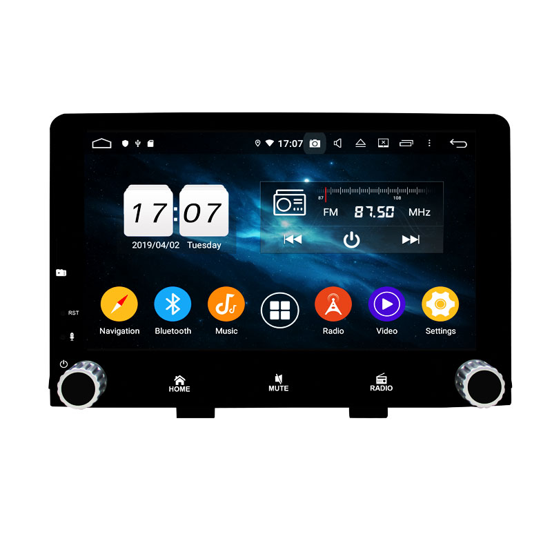 KD-9037 Touch screen car stereo audio for KIA RIO 2017-2018