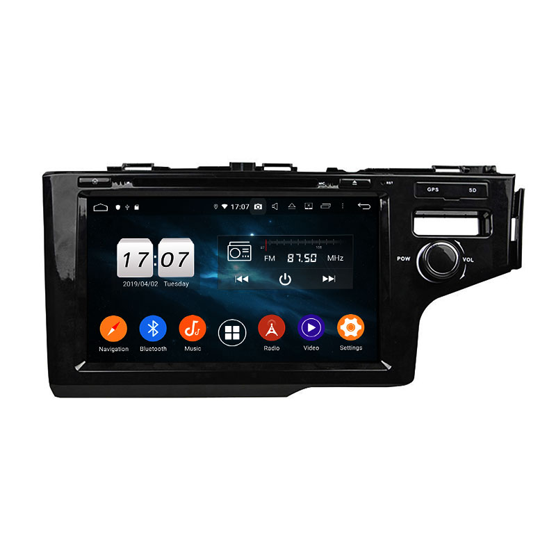 KD-9104 car radio car navigation player stereo for FIT 2014-2015