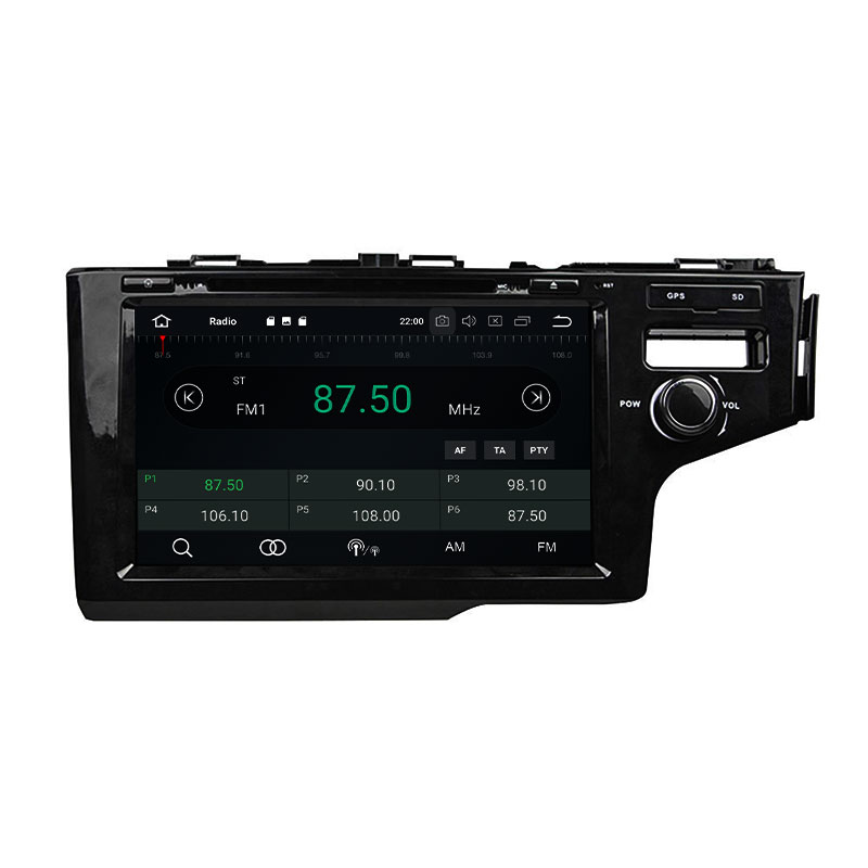 KD-9104 car radio car navigation player stereo for FIT 2014-2015