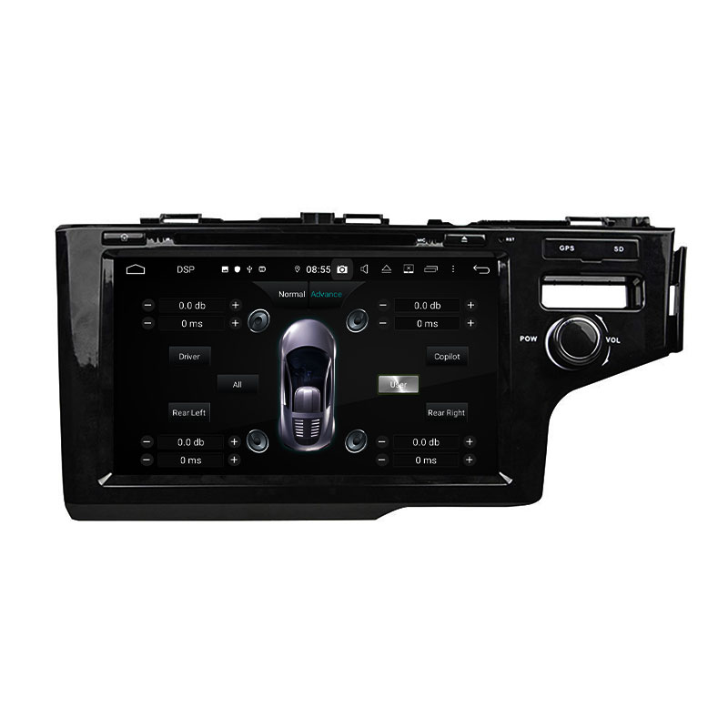KD-9104 car radio car navigation player stereo for FIT 2014-2015
