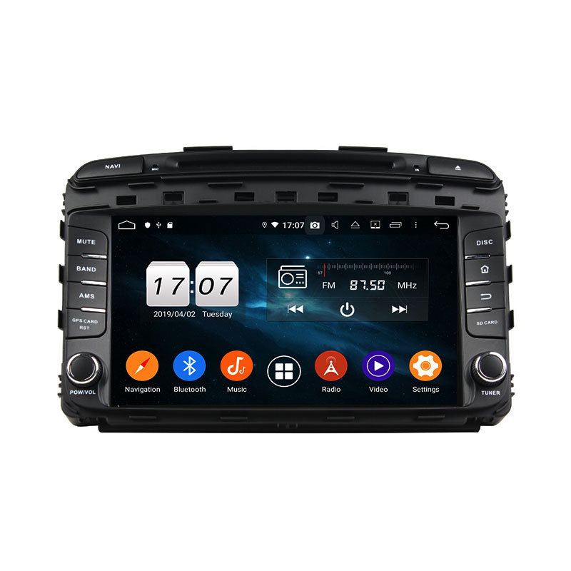 KD-9106 OEM dvd player with bluetooth car radio for SORENTO