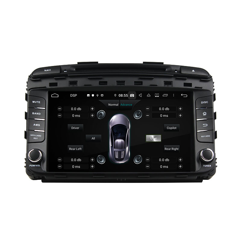KD-9106 OEM dvd player with bluetooth car radio for SORENTO