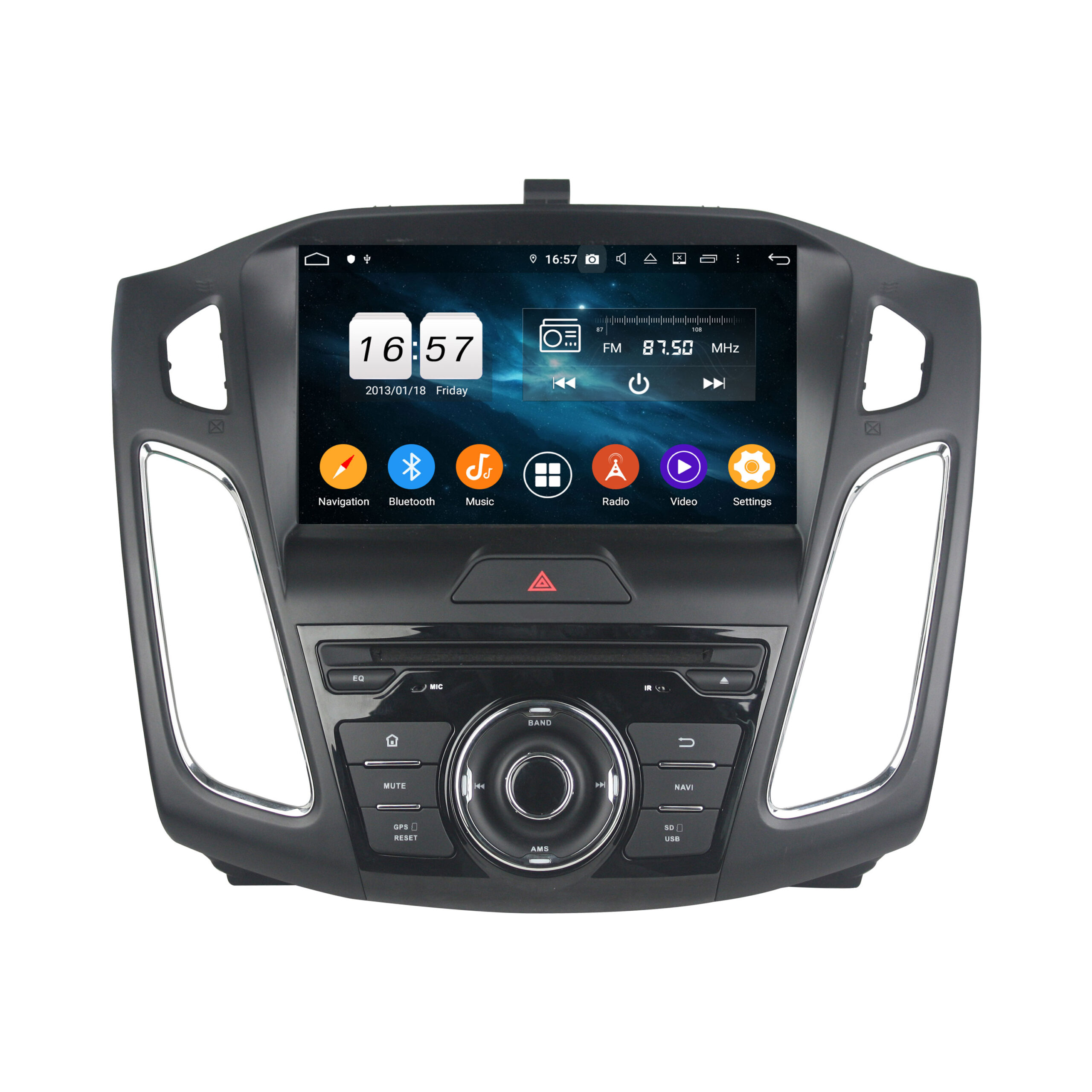 KD-9700 Car Radio Multimedia Player Auto Navigation for Ford Focus  2015-2018