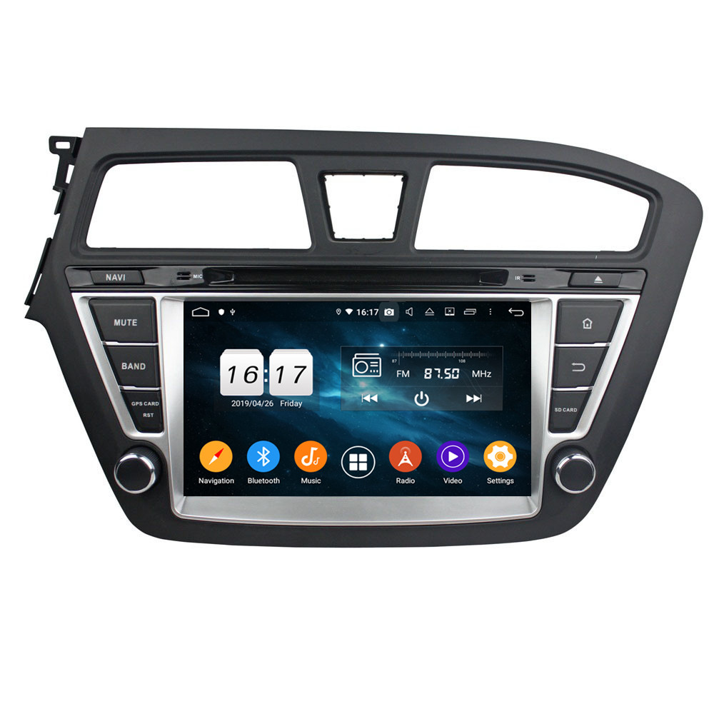 KD-8081 OEM android dual touch screen car stereo car audio for I20 2014-2015
