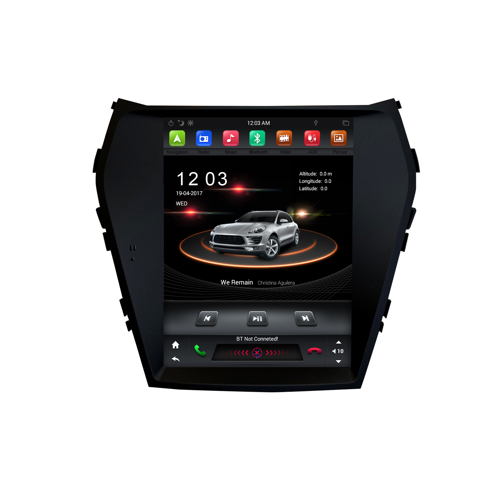 KD-97026 Car Navigation Player tesla radio for IX45 2014-2017
