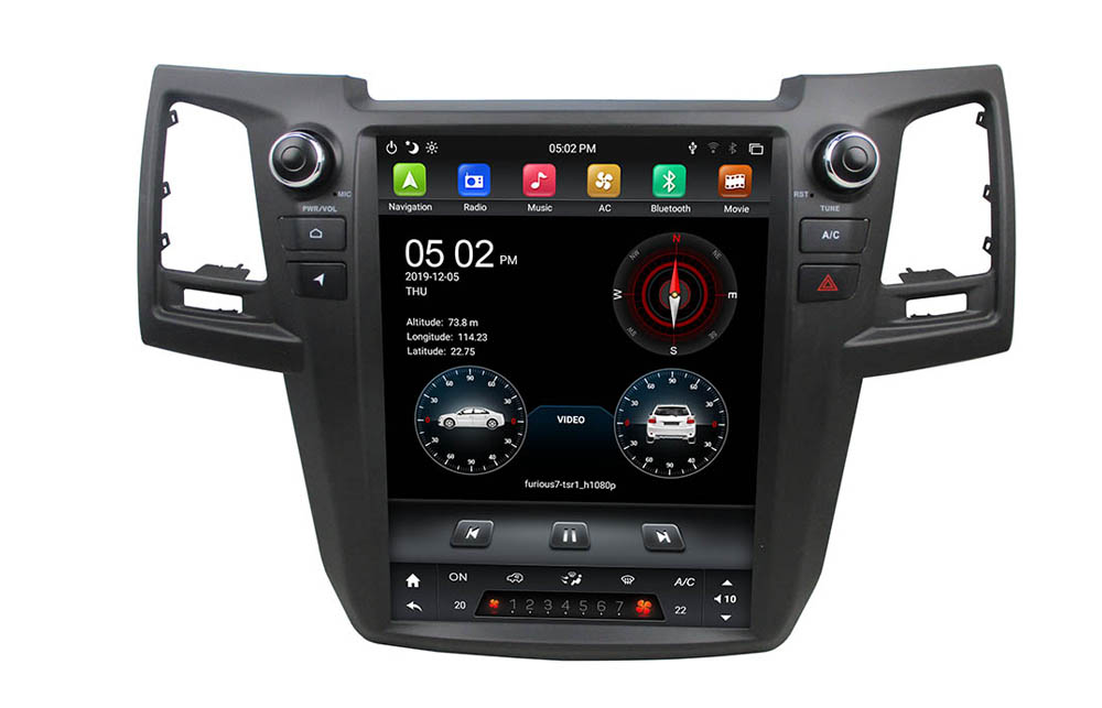 KD-12104 KLYDE Tesla Car Audio Stereo Car Radio GPS Navigation for Fortuner-01
