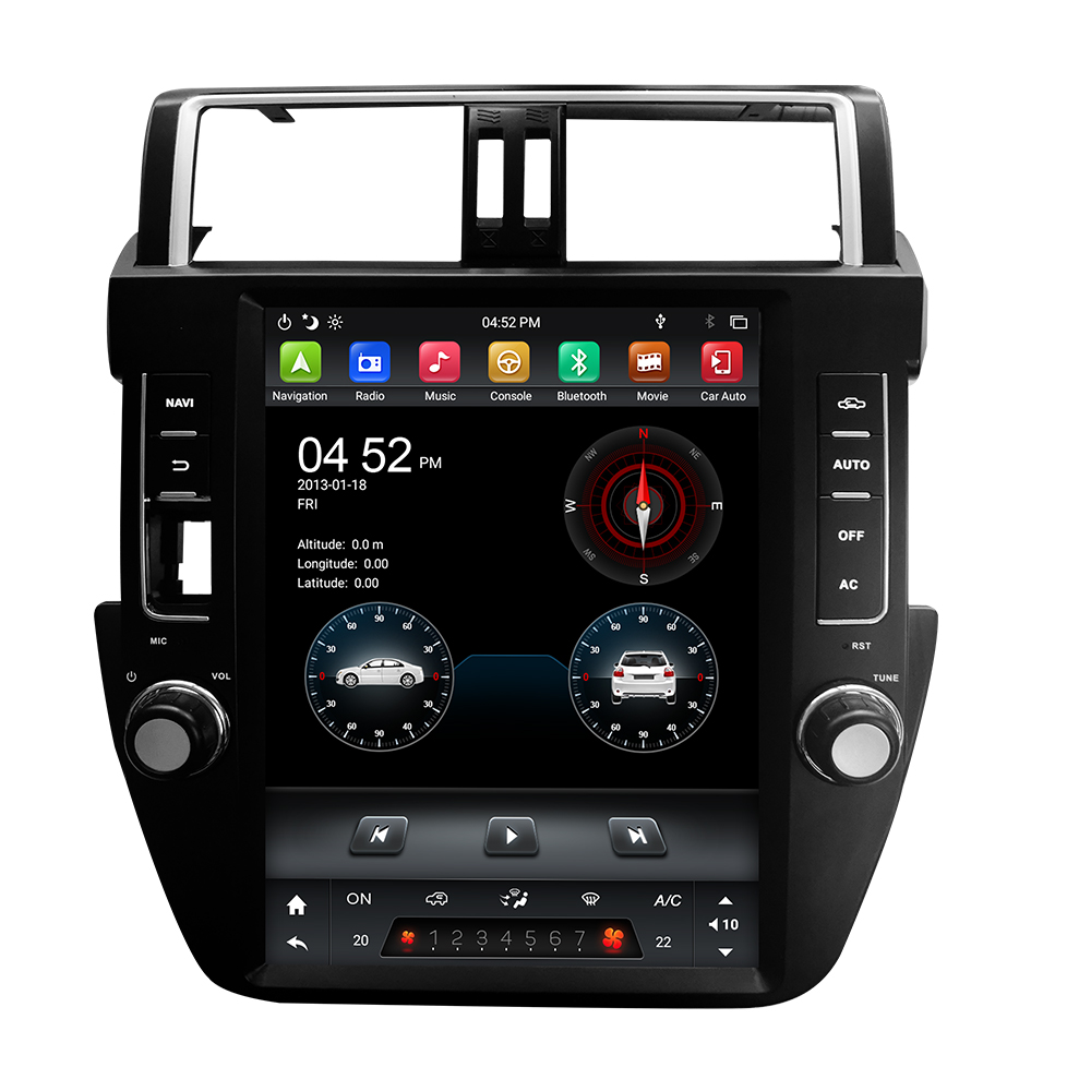 KD-12126 chinese android car stereo player for Prado 2014-2017