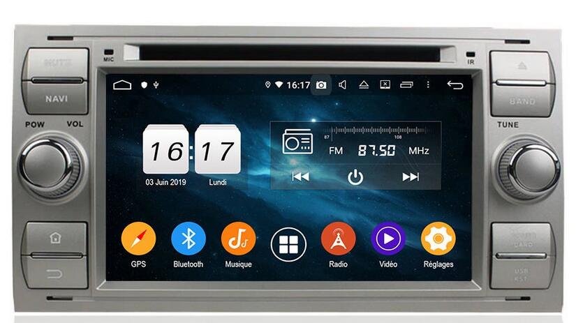 KD-7016 Car Stereo DVD Player With Bluetooth Capability For Ford