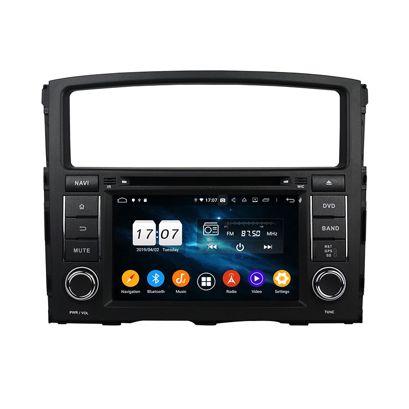 KD-7054 Android Car stereo Powered Subwoofer Car Audio Player for Mitsubishi PAJERO 2006-2012