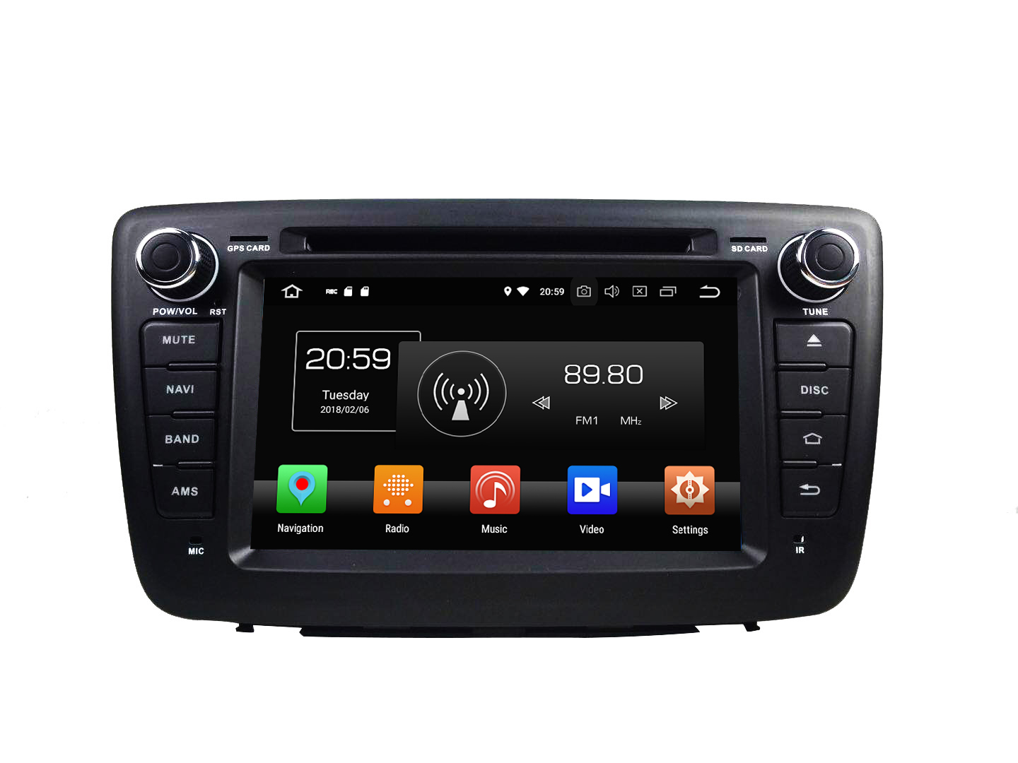 KD-7192 android OEM car stereo Chinese multimedia video for Suzuki Baleno 206-2018