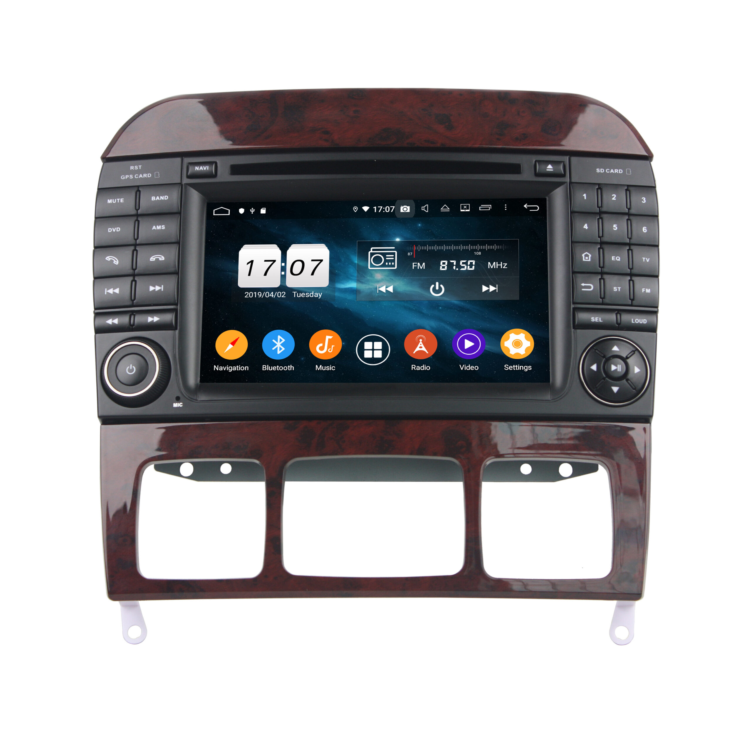 KD-7217 car radio android screen for Benz S- Class W220