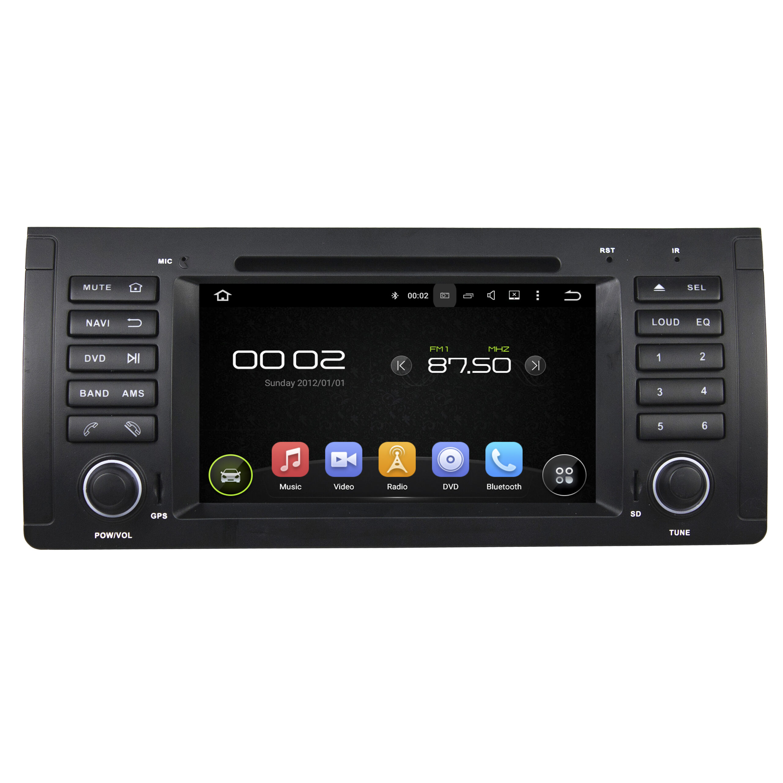 KD-7502 Android Car multimedia player for E35/X5 car navigation